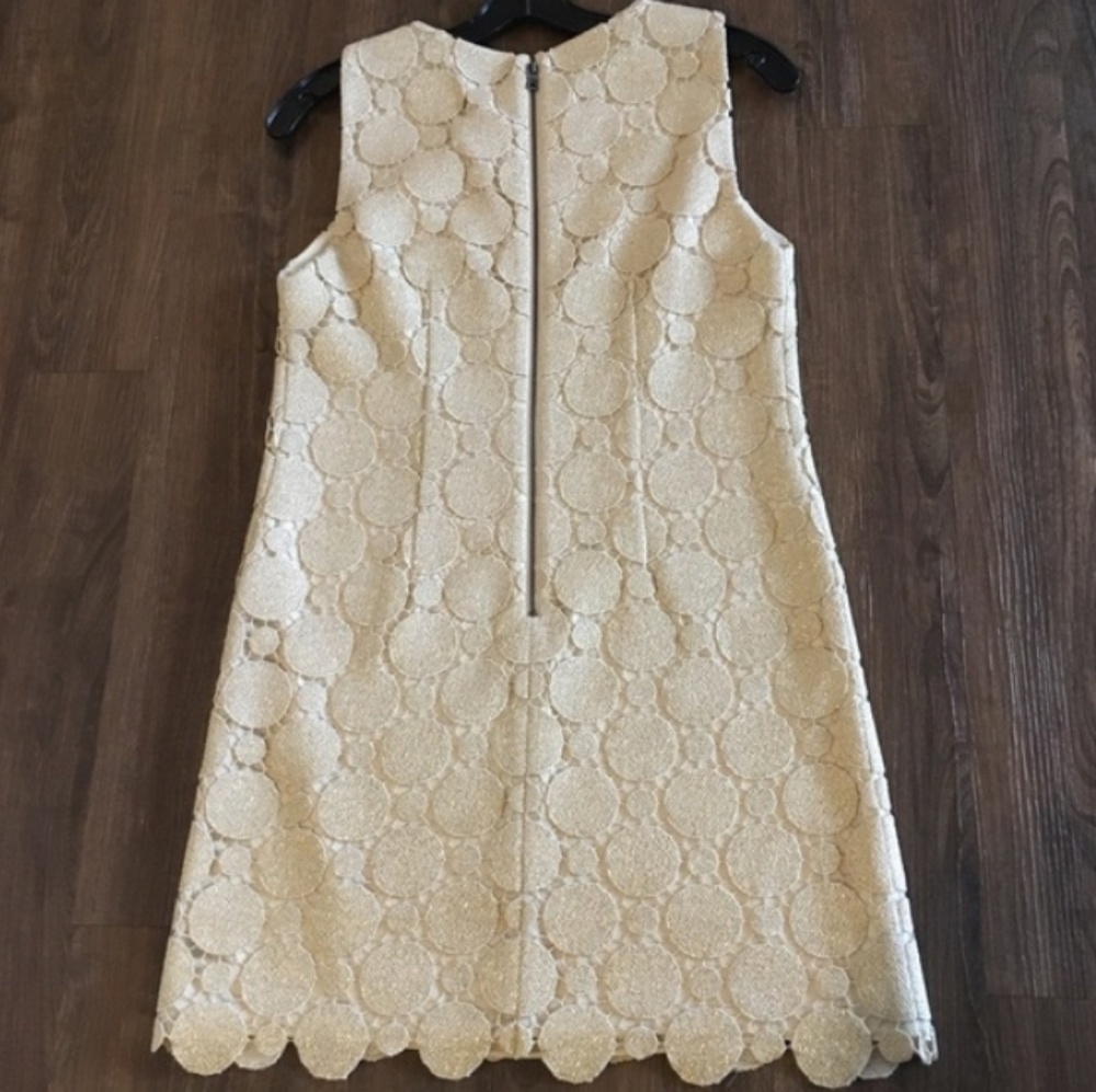 🚨Alice + Olivia Gold clyde Aline dress - Picture 4 of 5